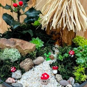 Jardin de hadas navideño