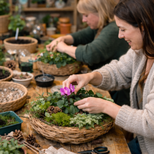 Nido de Invierno – Jardín de mesa botánico